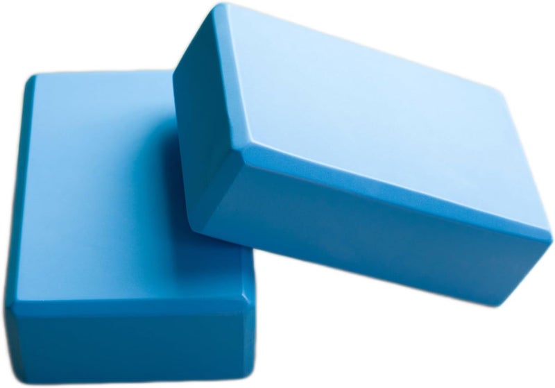 binstree Yoga Block High Density EVA Foam Blocks 2 Packs 9"x6"x3" Each, Supportive, Lightweight with Beveled Edges for Yoga, Pilates, and Meditation - Image 1